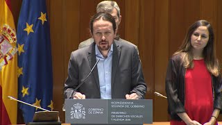 Iglesias dice que quotmuy prontoquot los trabajadores tendrán una buena noticia [upl. by Niai602]