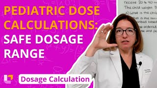 Safe Dosage Range Pediatric Dose Calculations for Nursing Students  LevelUpRN [upl. by Suolkcin]