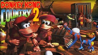 Donkey Kong Country 2 Diddys Kong Quest  Full Game 102 Walkthrough [upl. by Leeann]