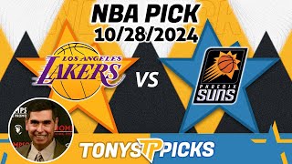 LA Lakers vs Phoenix Suns Pick 102824 NBA Predictions [upl. by Lib]