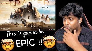 Kalki 2898 AD Release Trailer  Telugu Reaction  Prabhas Amitabh Kamal HaasanMOUMr Earphones [upl. by Razid122]