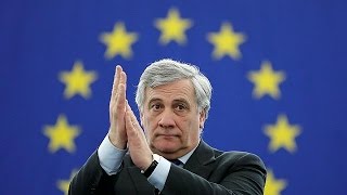 Antonio Tajani is the new European Parliament president [upl. by Aicek]