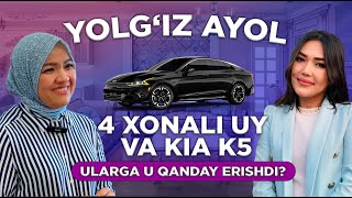 3 farzand bilan yolgiz qolgan ayol 4 xonali uy va Kia K5 avtomabilga qanday erishdi  Uygacha [upl. by Tyika]