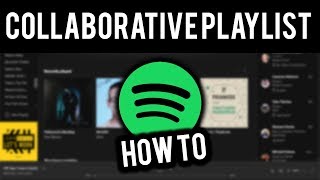 How To Make a Collaborative Playlist on SPOTIFY [upl. by Zoldi897]