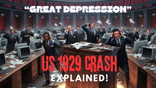 US Stock Market 1929 Crash  Explained [upl. by Nraa]