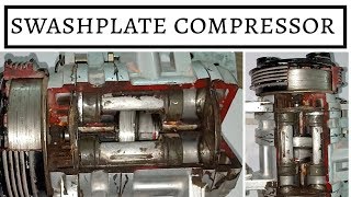 SWASH PLATE COMPRESSOR [upl. by Aihtekal]