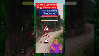 German Quiz Führerschein Traffic Signs  Road rules drivingtrafficrulesdeutsch shorts [upl. by Weisburgh]