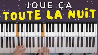 Des accords à jouer toute la nuit au piano  Tuto facile et agréable [upl. by Thorfinn]