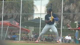 Cam Collier 8272021 USA Baseball 18U National Team Trials Sarasota Fla [upl. by Shani]