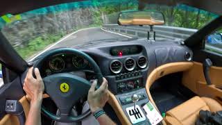 POV  2000 Ferrari 550 Maranello  Passo Della Spugla [upl. by Fenner993]