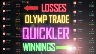 Olymp Trade Quicker Strategy  LOSS TO WINNINGS [upl. by Airamanna]