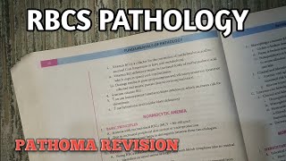 RBCs pathology pathoma  pathoma video lectures [upl. by Anatolio]