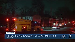 At least 13 displaced after early morning fire [upl. by Murton]