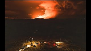 Mount Etna Volcano sprays lava into Sicilys night sky [upl. by Thaxter]