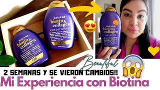 SHAMPOO DE BIOTINA Y COLÁGENO MI EXPERIENCIAQUE MASCARILLA USOCUAL ES LA MEJOR CREMA PARA PEINARME [upl. by Yole]