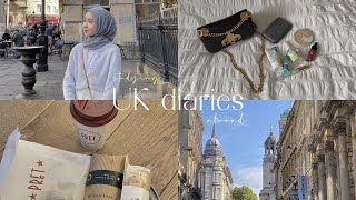 UK DIARIES EP1 🇬🇧  studying abroad moving in day first day of class [upl. by Znerol]