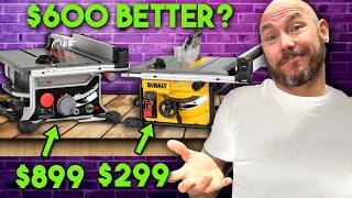 Best Small Table Saw SawStop vs DeWalt Compact Table Saws [upl. by Ahsenre178]