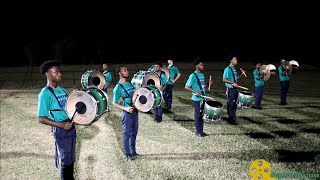 Livingston Collegiate Academy Drum Section vs Sophie B Wright Drum Section Halftime Battle 2024 [upl. by Dulcea]