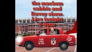 the mackem cabbie and davey show live 89 pm [upl. by Cerf469]