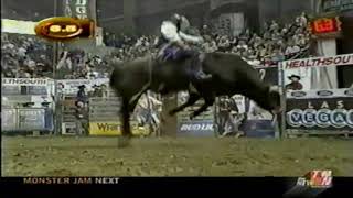 Andre Moraes vs Painted Desert  02 PBR Billings 885 pts [upl. by Anniken26]