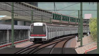 OpenBVE MTR Tsuen Wan Line Up Central To Tsuen Wan Part 3 [upl. by Celle]