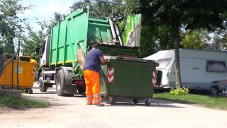 Trashtruck Italy  vuilniswagen in Italië [upl. by Ahseen656]