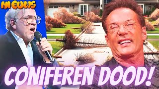 Gerard Joling schrikt van vals zingende Gordon ‘Coniferen dood’ [upl. by Ezirtaeb]