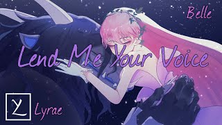 Lend Me Your Voice Belle  French Cover【Lyrae】 [upl. by Isawk762]