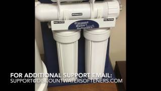 Reverse Osmosis Installation Video  Discount Water Softeners [upl. by Suivatal]