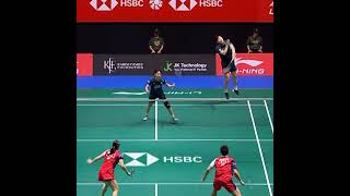 Crazy mixed doubles badminton badminton badmintonlovers ❤️❤️❤️❤️❤️ [upl. by Aehsrop]