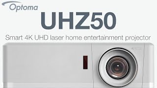 Review Optoma UHZ50  Nuevo Proyector Laser 4K HDR 3D [upl. by Washko296]