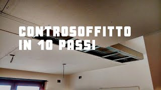 10 passi per installare un controsoffitto in cartongesso [upl. by Ella987]