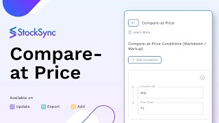 How to AddUpdate Compare at Price in Stock Sync  Column Matching Guide  Inventory Management [upl. by Ethbin649]