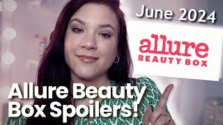 JUNE 2024 ALLURE BEAUTY BOX SPOILERS [upl. by Yanttirb]