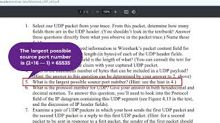 Wireshark Lab UDP [upl. by Eerpud949]