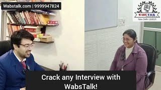 Join  9999947824 Crack any Interview with WabsTalk [upl. by Llennoc]