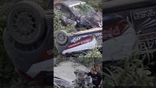 Fiesta ST Crash at Southern Ohio Forest Rally shorts [upl. by Lexy]