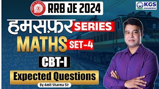 RRBJE 2024  Humsafar Series CBTI  Maths Expected Questions Set4  By Amit Sir [upl. by Laohcin]