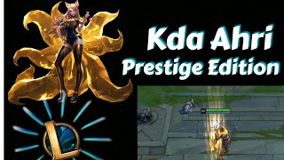 KDA Ahri Prestige Edition Skin Review YeniBaşlayanlar [upl. by Hong]