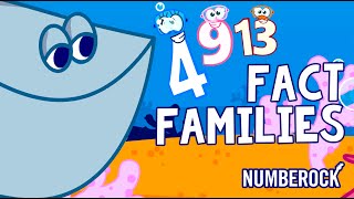 Fact Families Song  Addition amp Subtraction with Number Bonds  How to Add amp Subtract 9413 amp 538 [upl. by Nirrep]