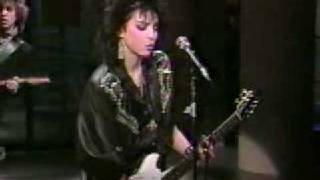 Joan Jett singing Roadrunner on David Letterman [upl. by Enilauqcaj336]