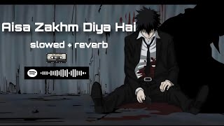 Aisa Zakhm Diya Hai  slowed  reverb lofi song  udit narayan song  lofi song [upl. by Adnaral]