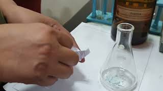 Preparation of Semicarbazone of Acetone [upl. by Chlori]