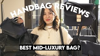 BEST MIDRANGE LUXURY BAGS  Reviewing 8 Popular Handbags 2023 [upl. by Eward]