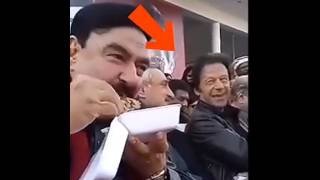 sheikh rasheed eating biryaniimrankhan blaughingchicken biryani [upl. by Collier]