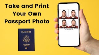 How to Take and Print a Passport Photo Using Your Phone [upl. by Halihs]