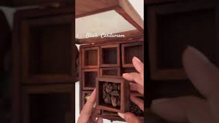 Wooden Spice Box 🤠 short viral video kitchen [upl. by Olivette]