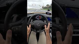 The Lexus LC500 Gets to 60 in 55 Seconds in the Rain POV Drive shorts [upl. by Berthe846]