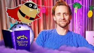 Bedtime Stories  Tom Hiddleston reads Supertato  CBeebies [upl. by Aicilehp]