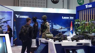 DAY 1 IDEX 2023 Defense Exhibition Abu Dhabi UAE Yugoimport Serbia defense industry and products [upl. by Fassold385]